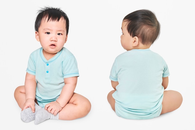 Baby&#39;s clothing shoot in studio