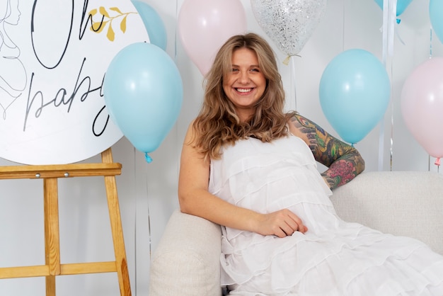 Free photo baby's gender reveal party