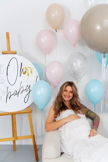 Free photo baby's gender reveal party