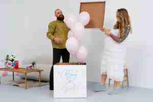 Free photo baby's gender reveal party