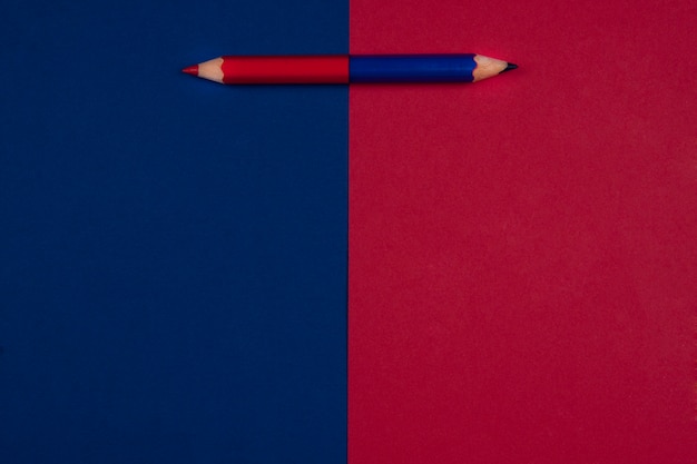 Back to School Red and Blue Background