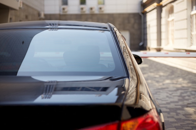 Download Car rear window mockup | Premium PSD File