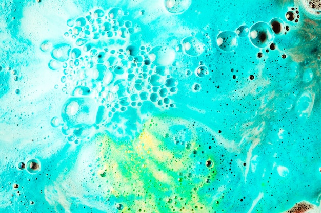 Backdrop of dissolve bathbomb in water