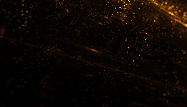 Backgroud with golden particle dust