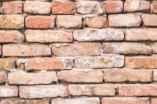 Background of abstract blurred brick wall