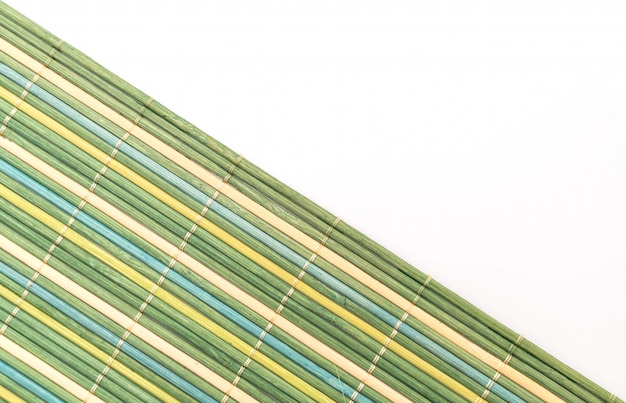 Free photo background of the bamboo surface of mat