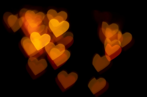 Free photo background bokeh red hearts