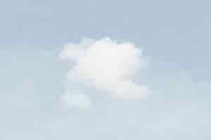 Foto gratuita nuvola di sfondo sull'illustrazione del cielo blu
