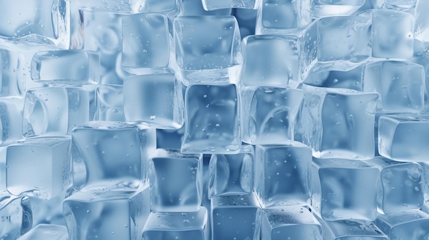 Foto gratuita uno sfondo di cubetti di ghiaccio