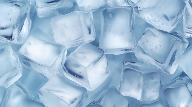 Free photo a background of ice cubes