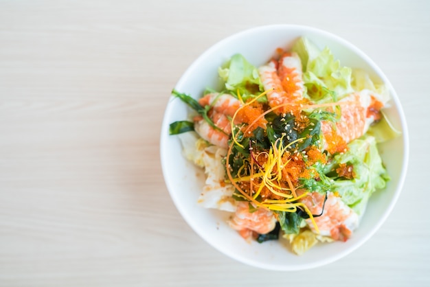background sauce shrimp green meal
