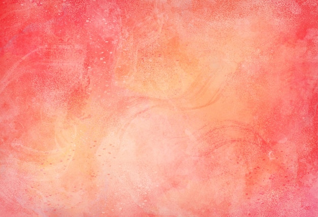 Free photo background of soft pink and orange watercolour painting