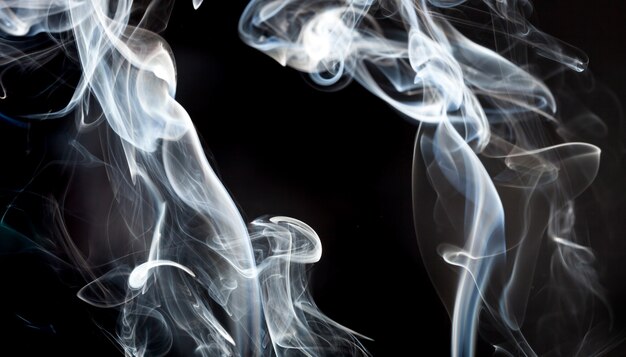 Background with abstract smoke shapes