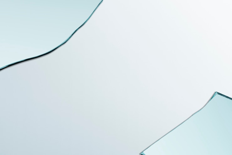 Free Photo background with glass shard border frame