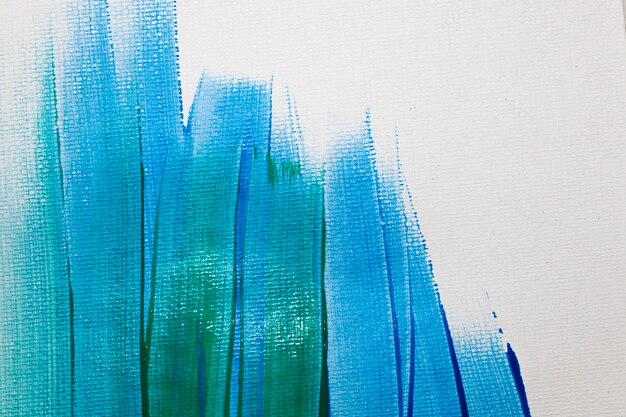 Background with green and blue brushstrokes