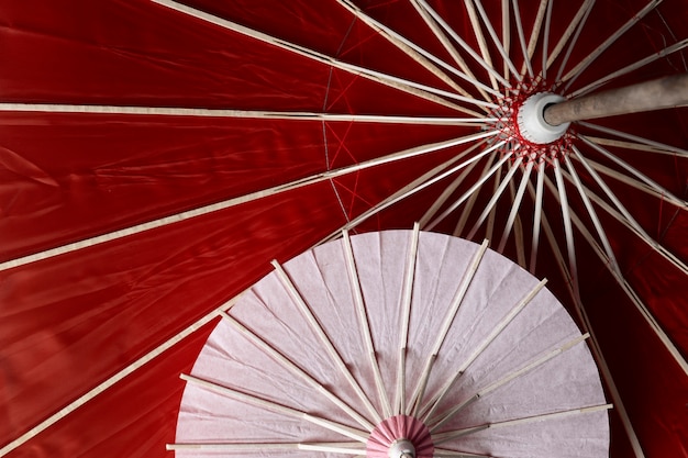 Free photo background with japanese traditional wagasa umbrella