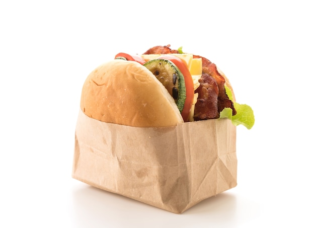 Free Photo | Bacon burger