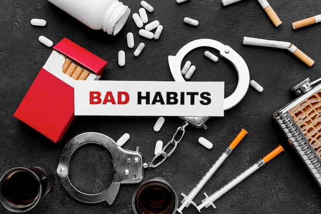 Free photo bad habits addictions