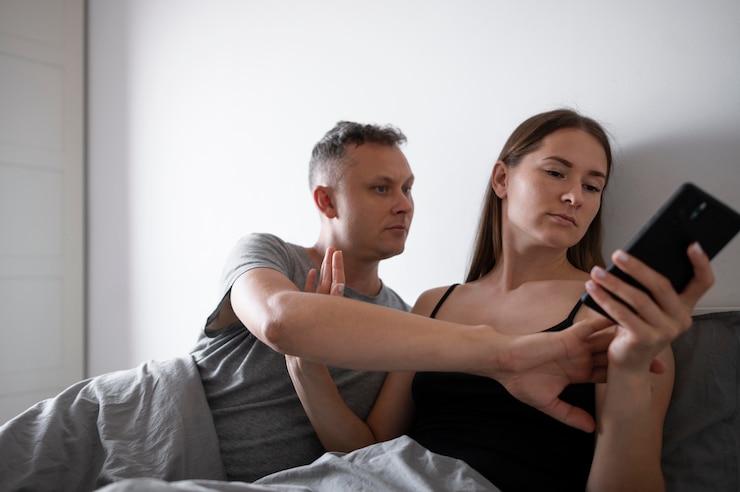 Free Photo bad sex concept with upset couple