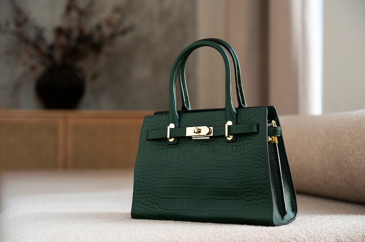 Free Photo bag hanging from furniture item indoors
