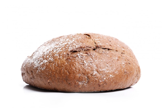 Baked bread isolated