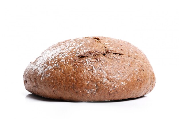 Baked bread isolated