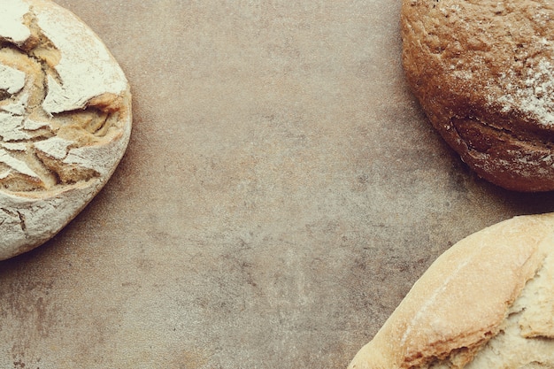 Free photo baked bread