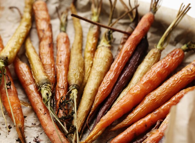 Baked carrots