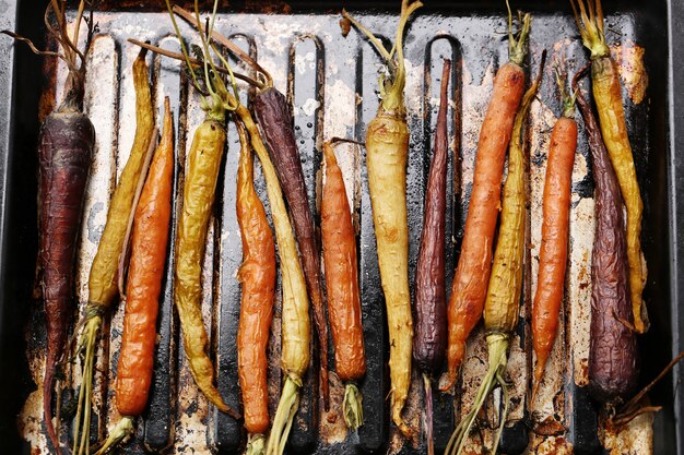 Baked carrots