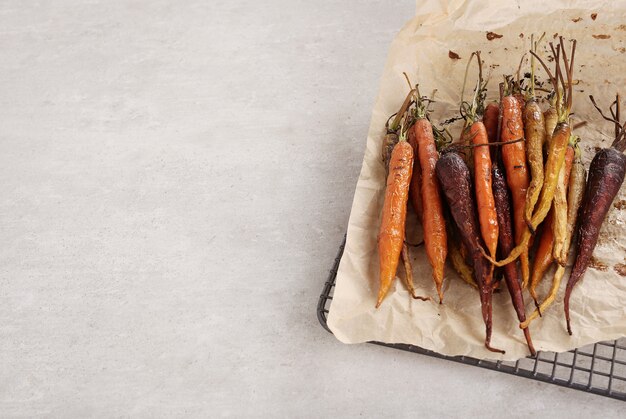 Baked carrots