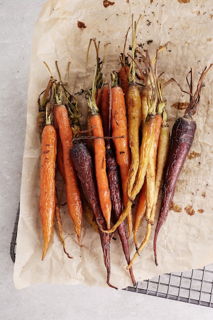 Baked carrots