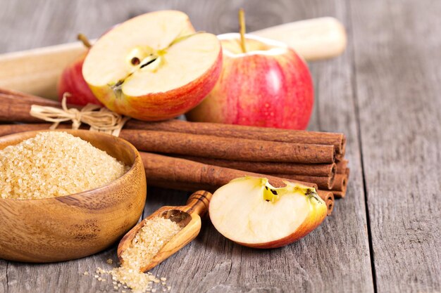 Baking an apple pie