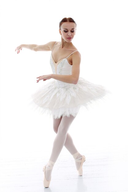 Ballerina performing