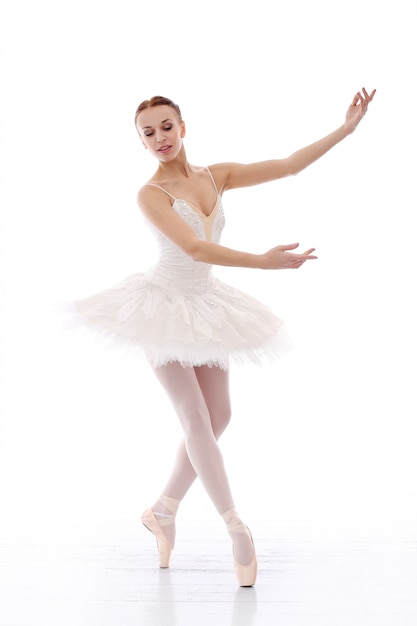 Free photo ballerina performing