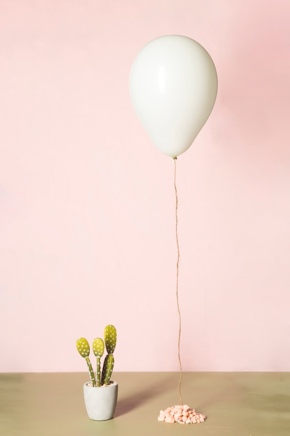 Balloon and cactus