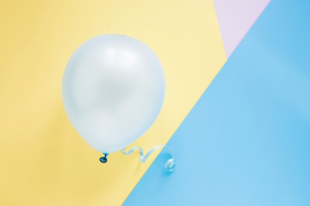 Free photo balloon on colorful background