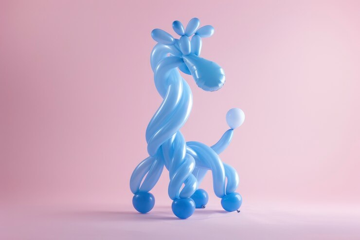 Free Photo balloon twist shaped like giraffe