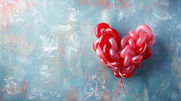 Balloon twist shaped like heart