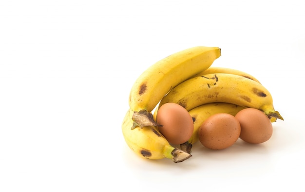 banana and eggs