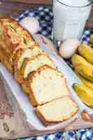 Free photo banana pound cake