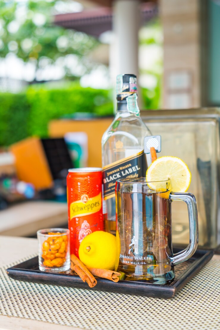 Free Photo bangkok,thailand - october 09,2015: johnnie walker black label e