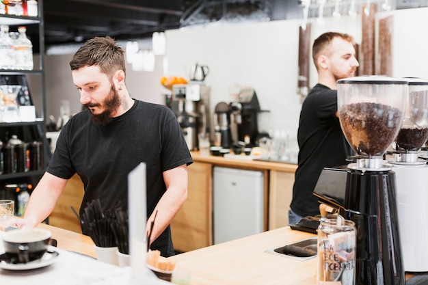 Foto gratuita concetto di bar