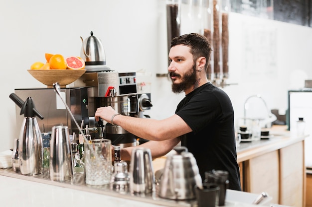 Foto gratuita concetto di bar