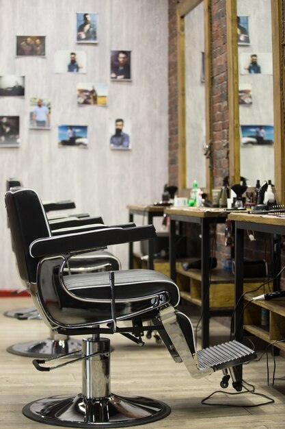 Barber shop interior