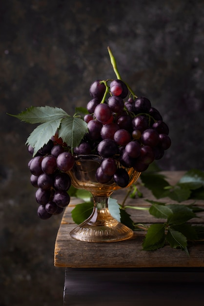 Baroque style with tasty grapes
