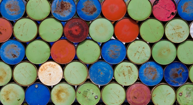 barrels for storing oil