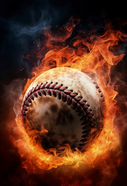 Baseball ai generated image