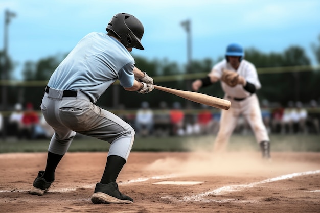 無料写真 試合中に野球場にいる野球選手