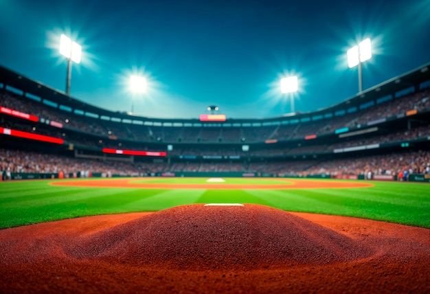 Baseball sport environment filed