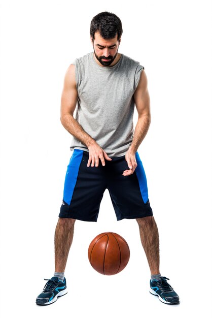 basket handsome lifestyle activity fitness